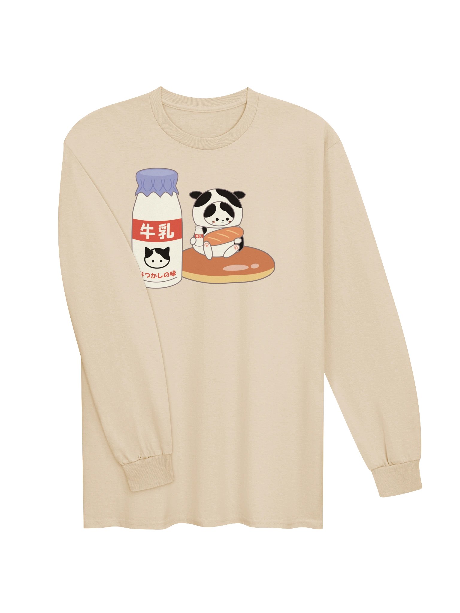 Milk Cat - Unisex Adult Long Sleeve T-shirt product image (2)