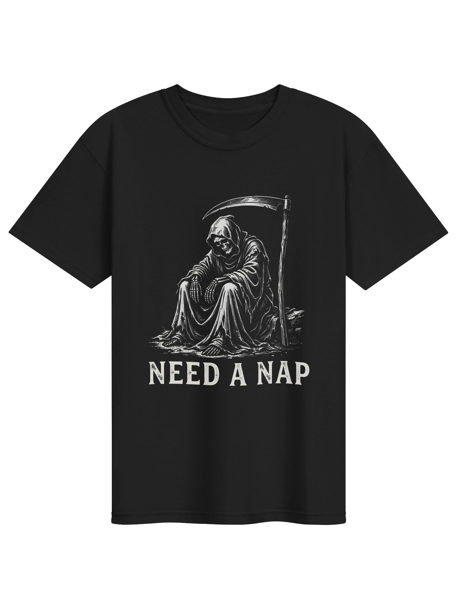 Need a Nap Grim Reaper T-Shirt | Funny Tired Reaper Tee | Comfort Colors product image (1)