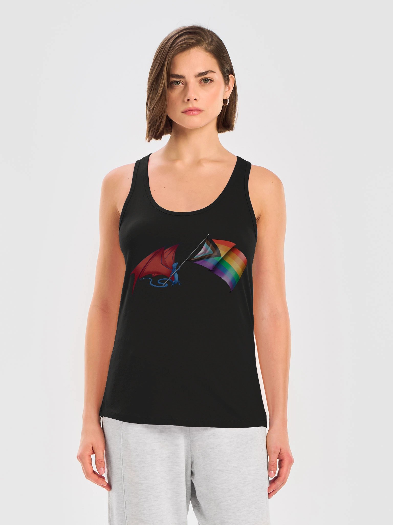 Sparkie Flag - LGBTQUIA+ - Racerback Tank Top product image (15)