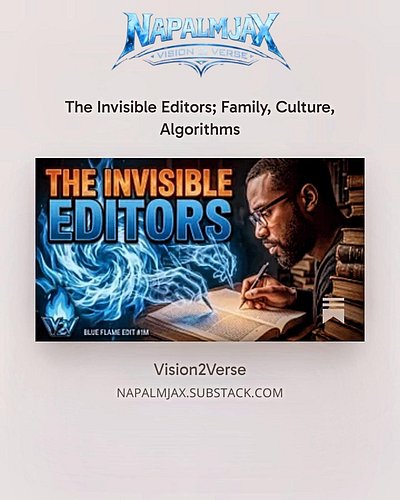 You are still being edited. Right now. Not by villains, by systems you trust.

Family taught you the role before you had word...