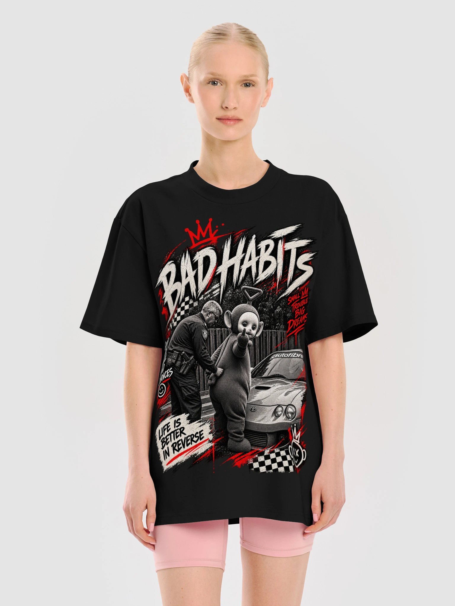 BAD HABITS – Vintage Street Racing T-Shirt product image (36)