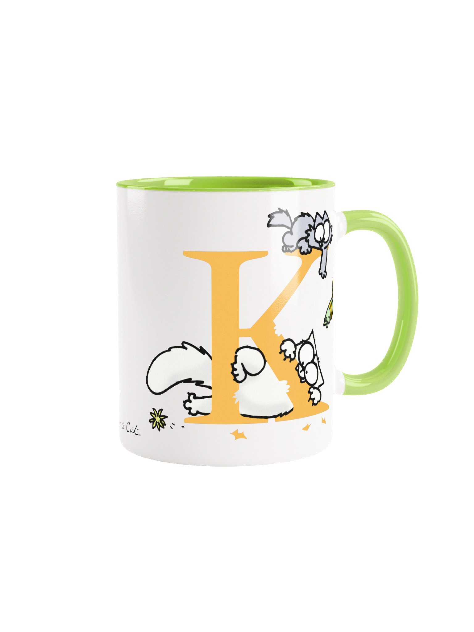 Cat Monogram Mug - K product image (2)