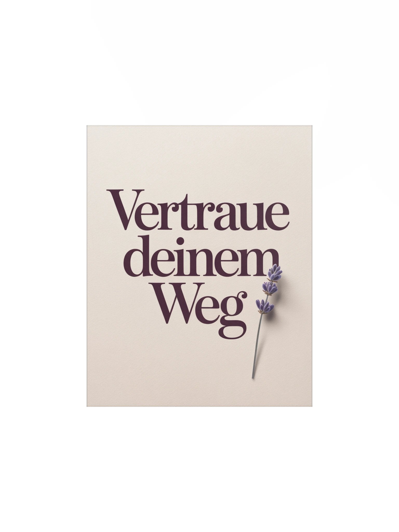 Calm Walls Print – Vertraue deinem Weg product image (1)