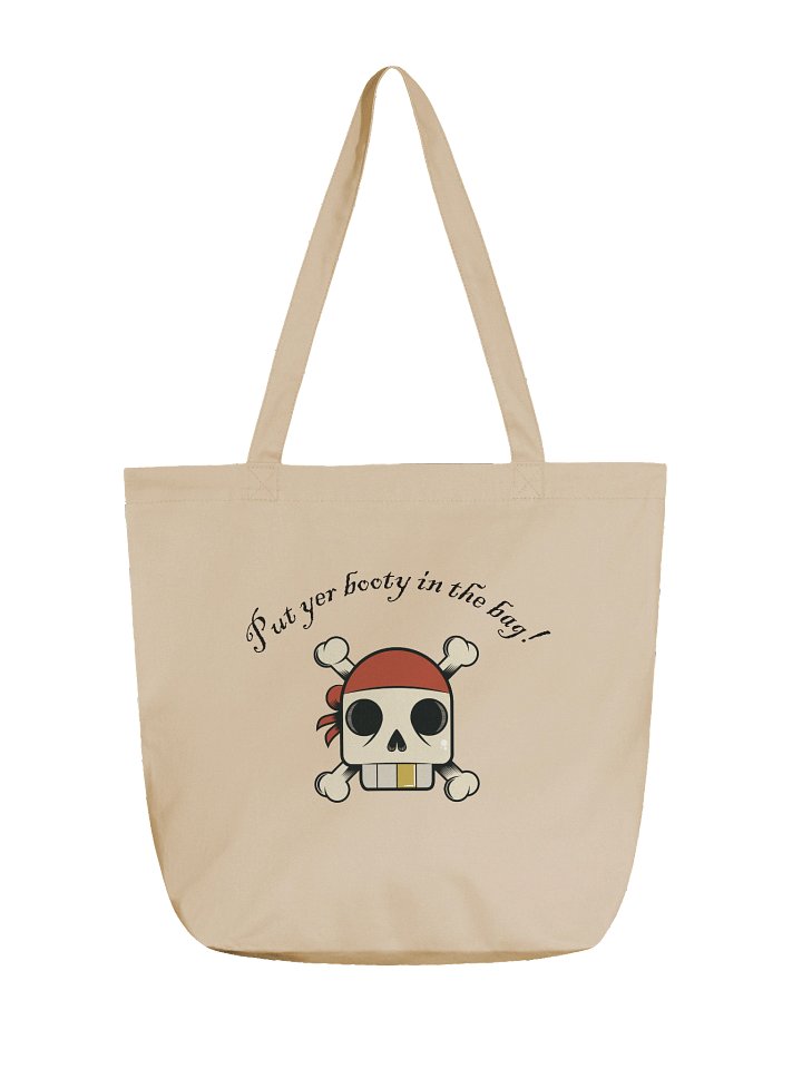 Whimsical Pirate Skull Eco Tote Bag product image (1)