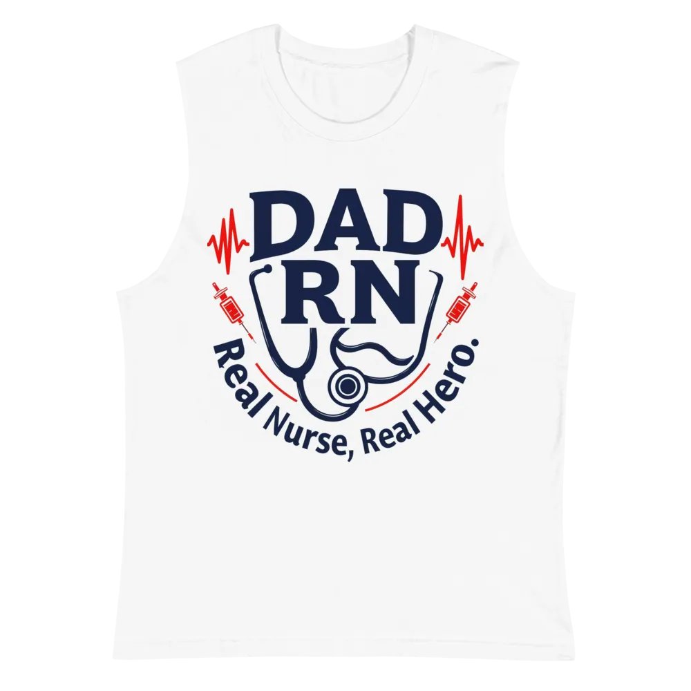Real Nurse, Real Hero Muscle Tank product image (2)