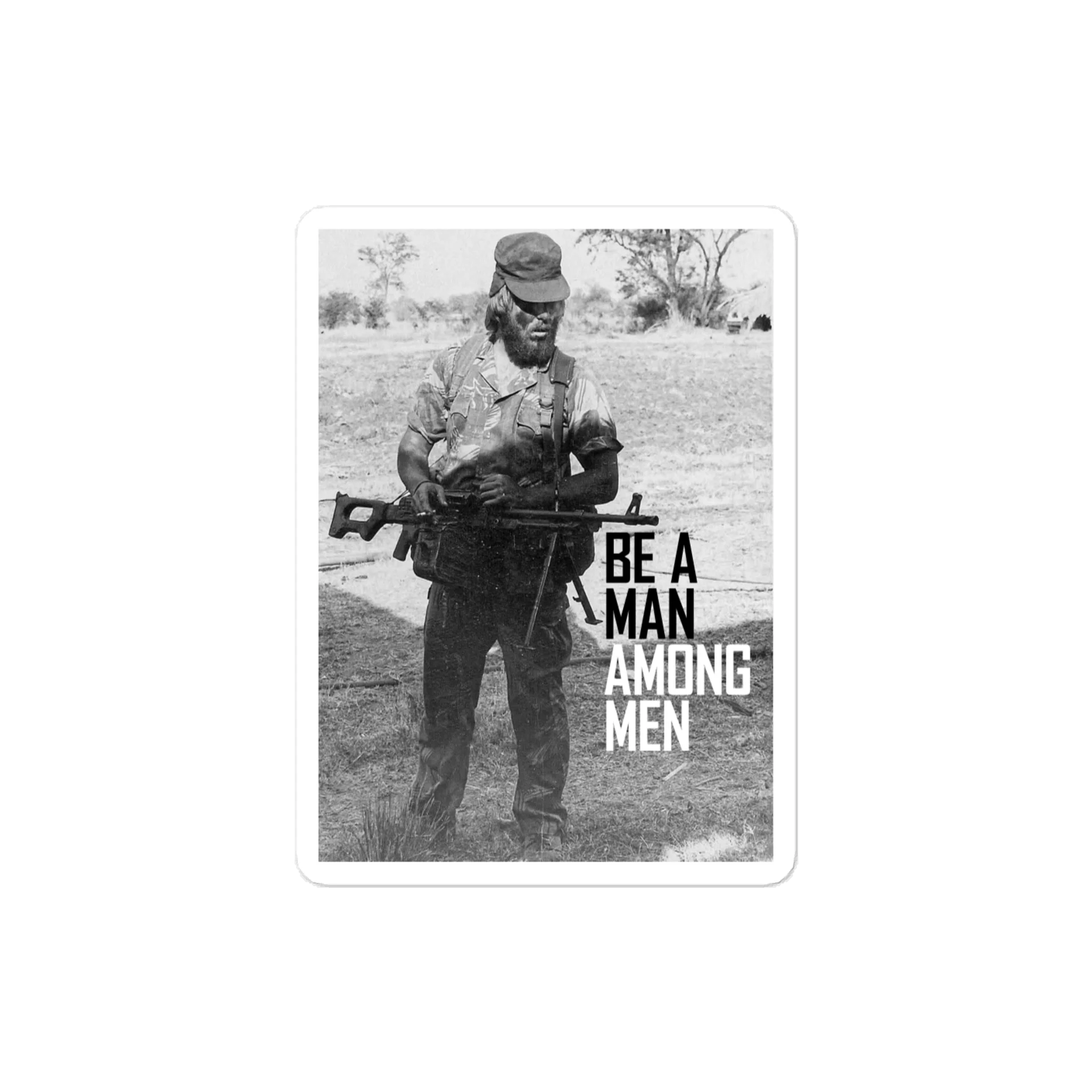 BE A MAN AMONG MEN STICKER product image (3)