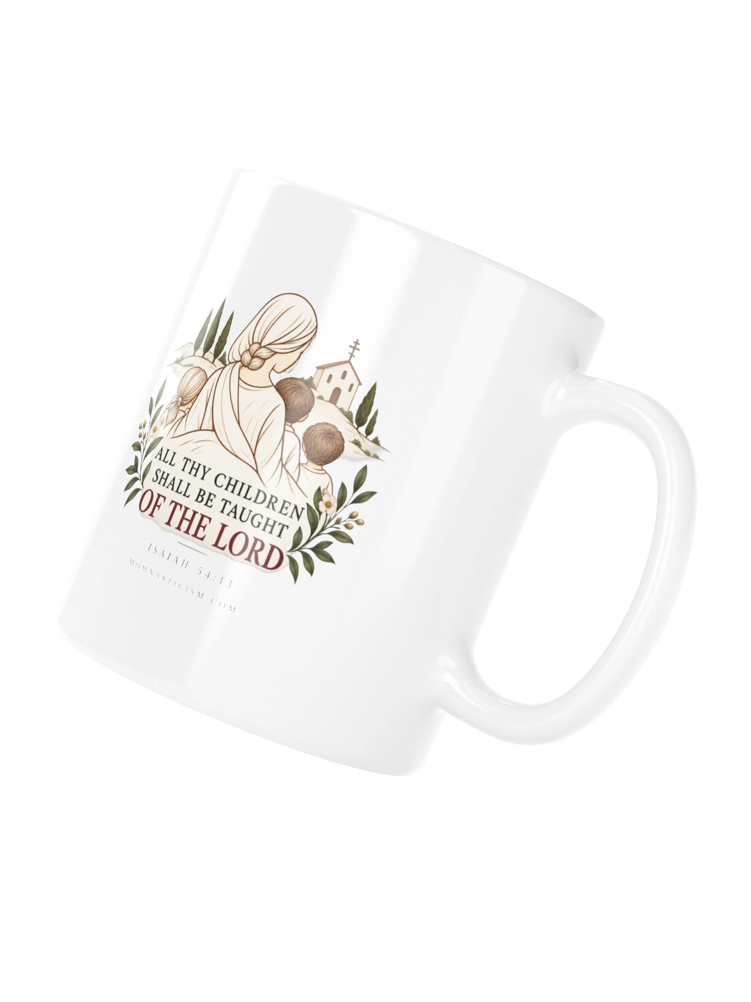 Taught of the Lord | Motherhood Scripture Mug product image (12)