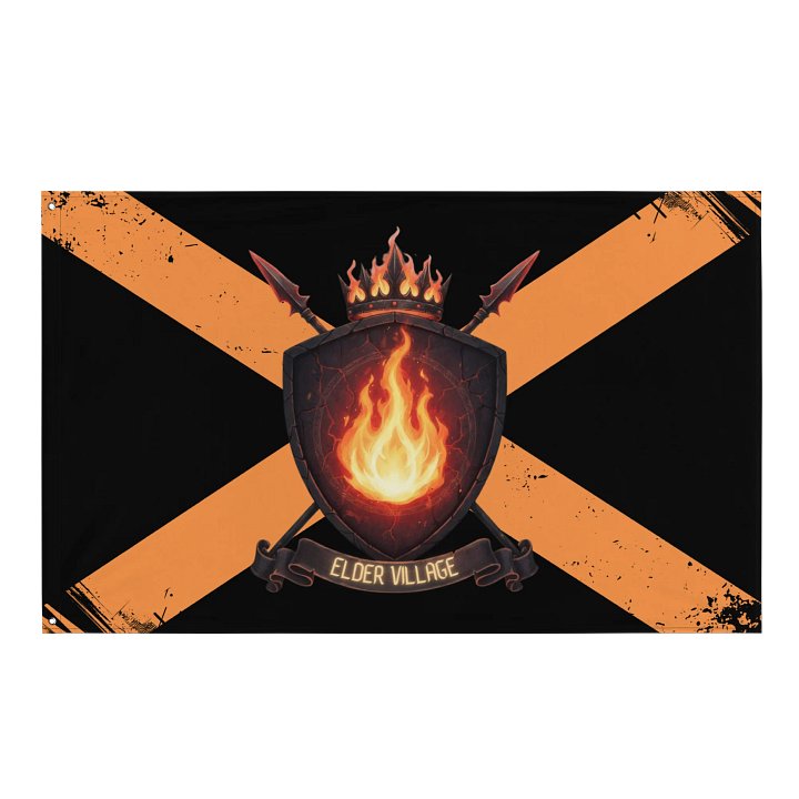 Elder Village "Village of Enternal Flame" (Flag) product image (1)