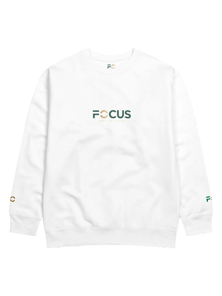 FOCUS Sweatshirt — White product image (1)