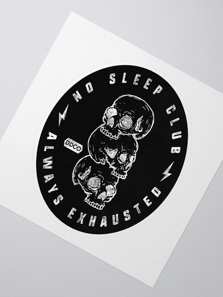 No Sleep Club - Sticker product image (2)