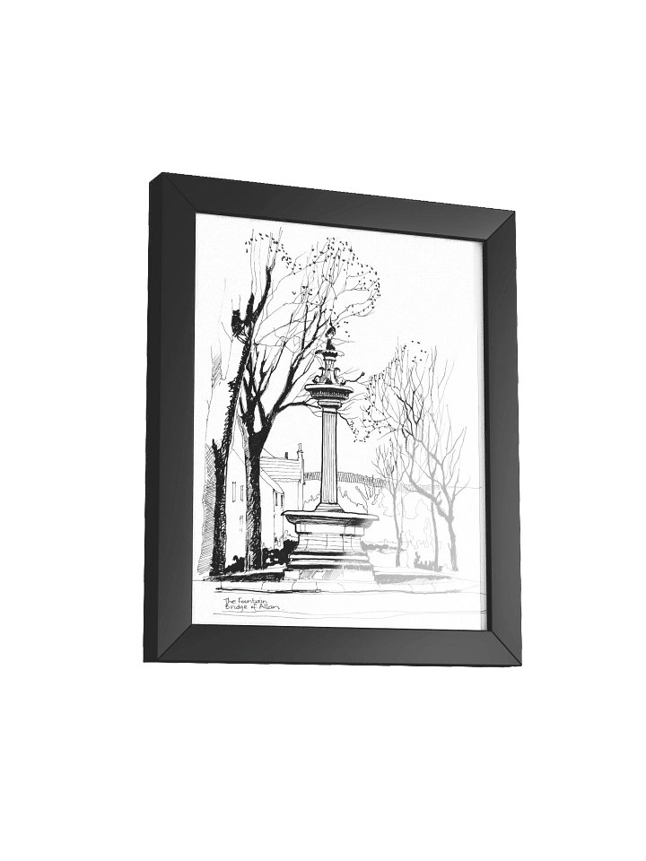 The Fountain, Bridge of Allan - Framed Poster product image (2)