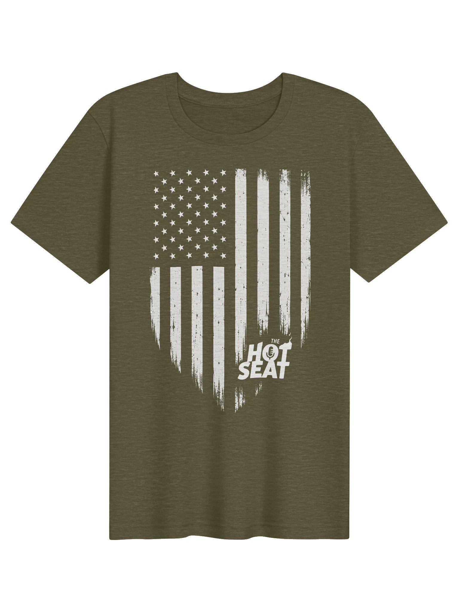 The Hot Seat Distressed American Flag - T-shirt product image (1)