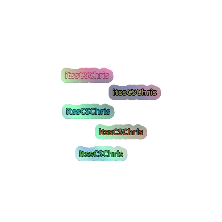 itssCSChris Holographic Stickers 5PK product image (1)