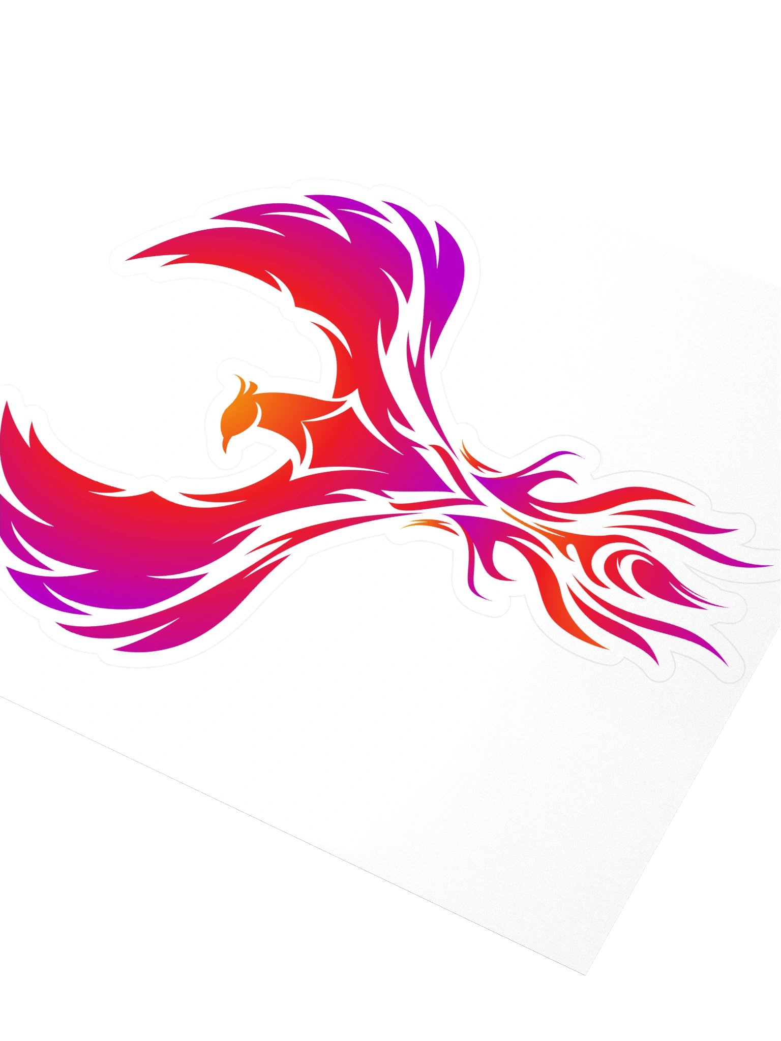 Phoenix Fire Kiss Cut Stickers product image (3)