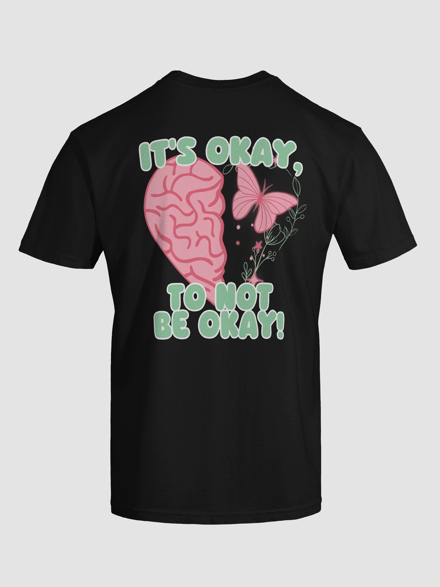 Mental health - heart butterfly T-shirt product image (35)