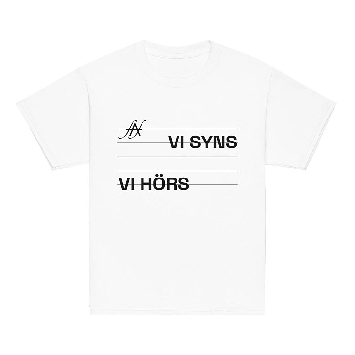 Vi syns vi hörs, barn, vit product image (2)