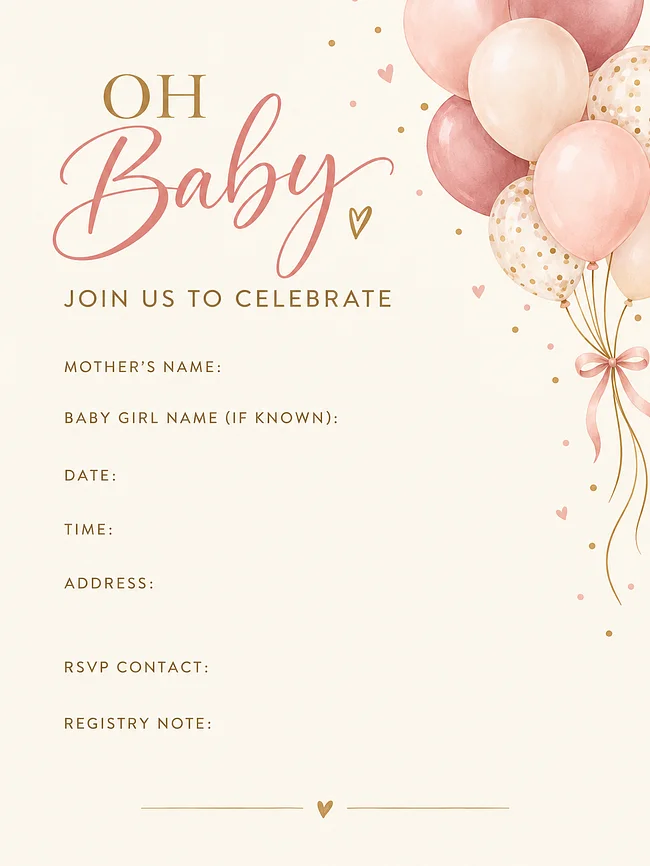 Baby Shower Invitations