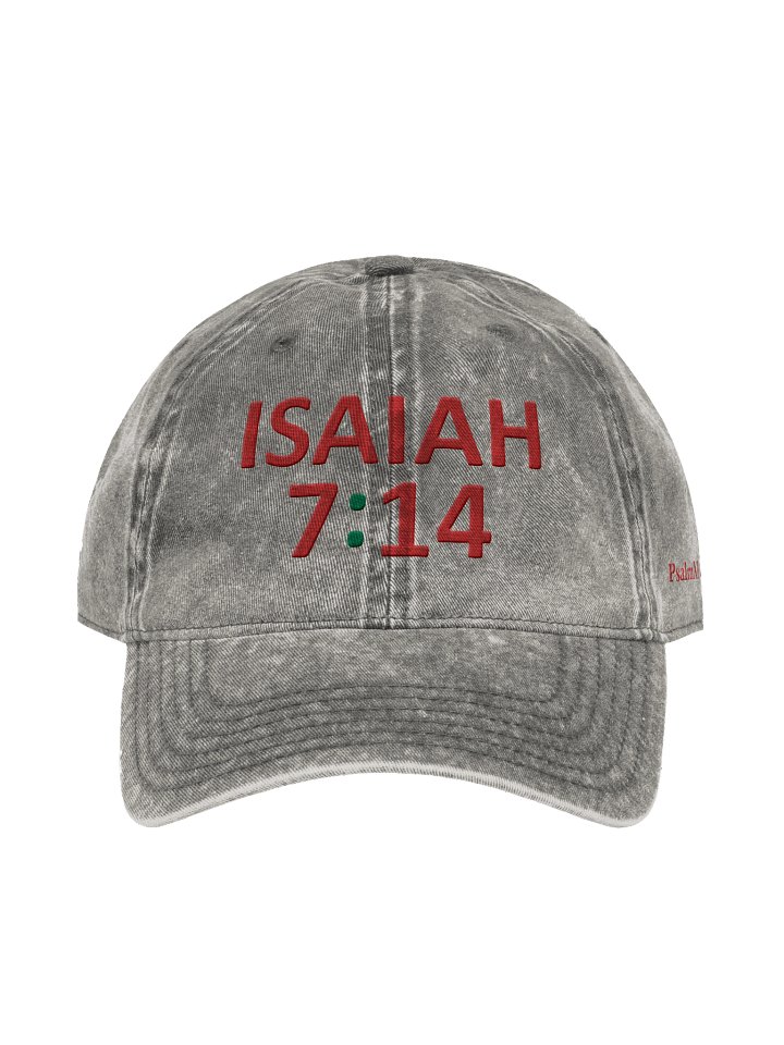 Isaiah 7:14 Embroidered Cap product image (2)