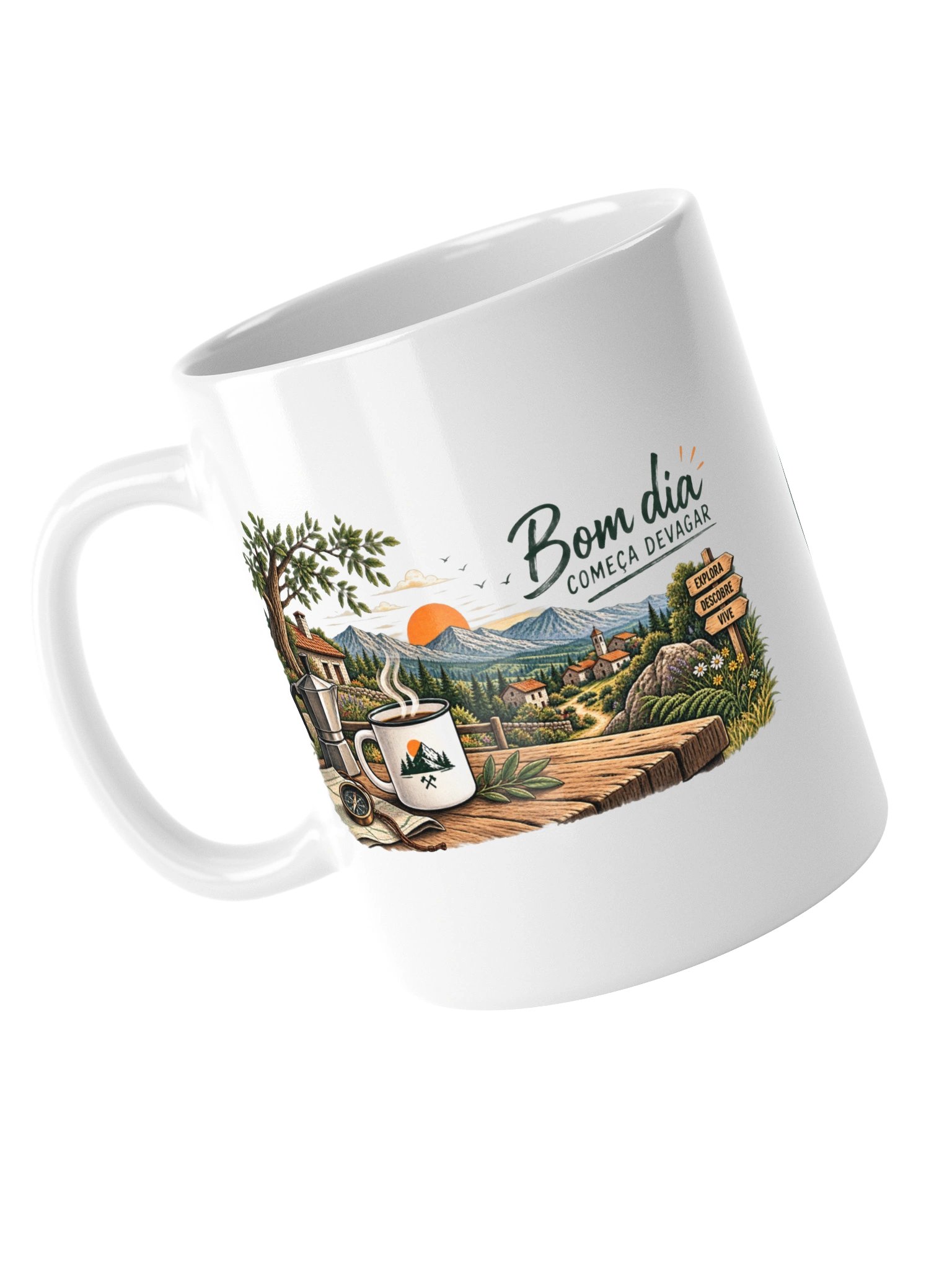 Caneca Bom Dia Começa Devagar — 325ml product image (5)