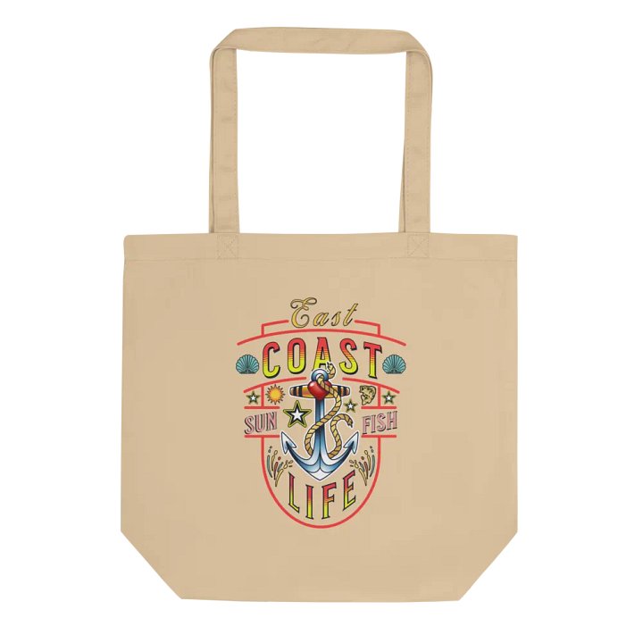 East Coast Life Anchored Coastal Vibes Tote product image (1)