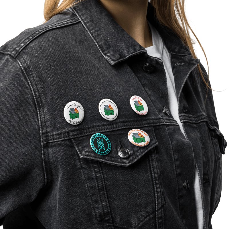 Dumpster Fire Pin Set product image (6)