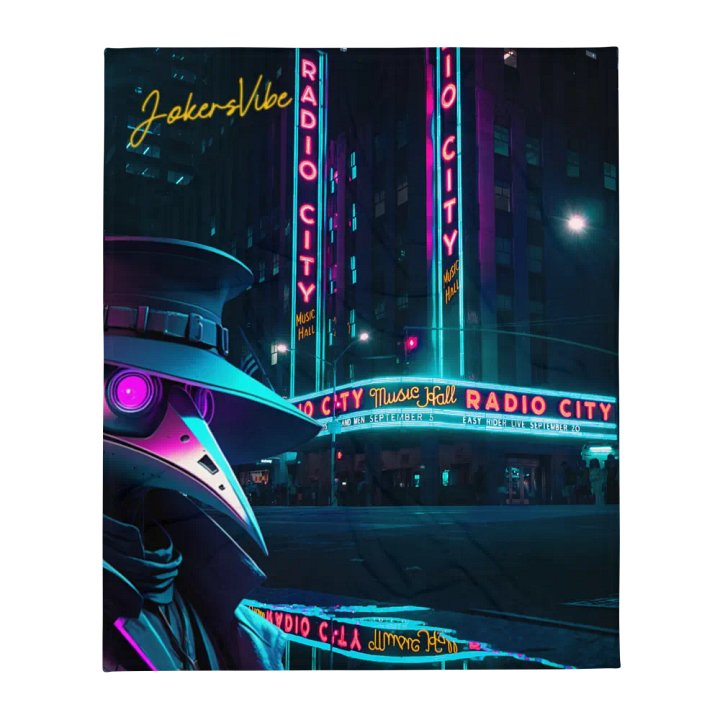 Cyber Radio City Plague Joker Blanket product image (1)