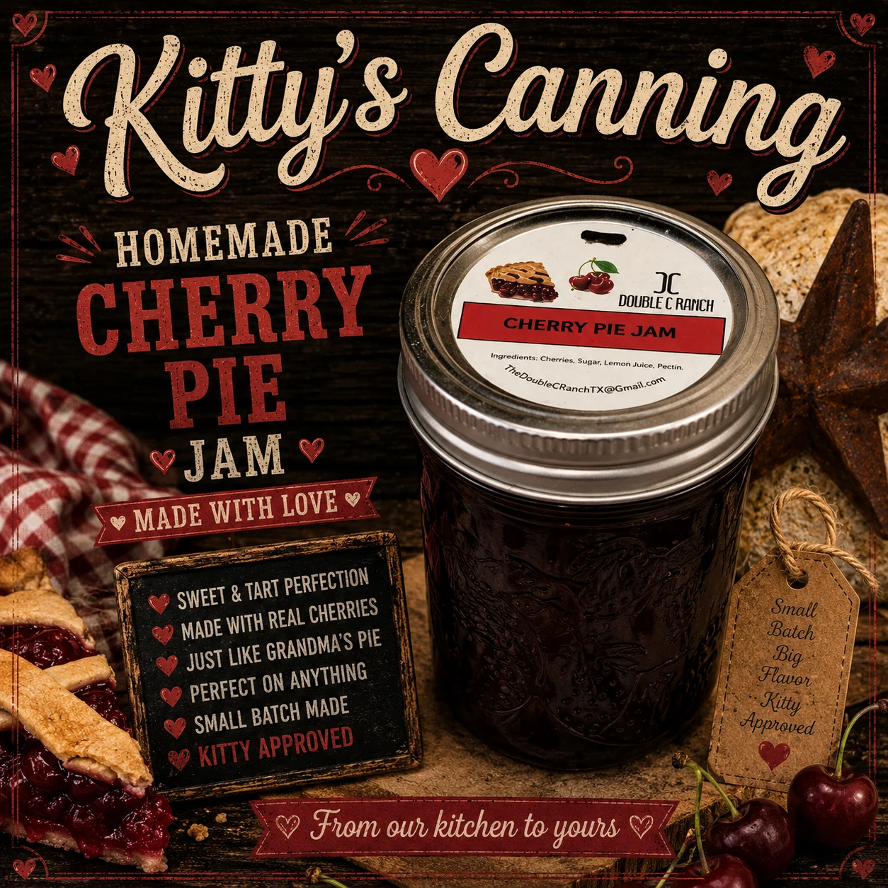 Organic Cherry Pie Jam product image (1)