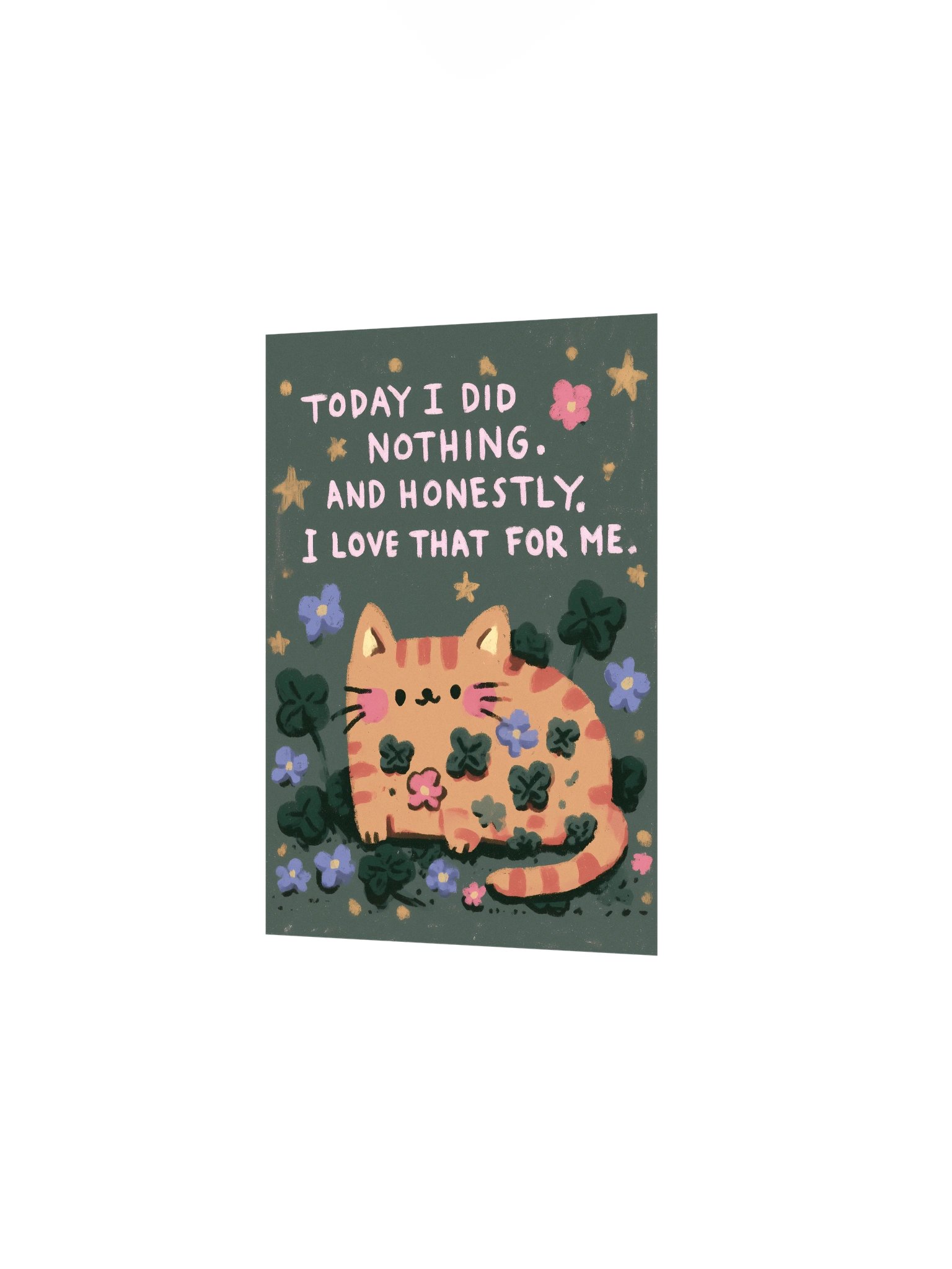 Today I Did Nothing Cat Poster product image (12)