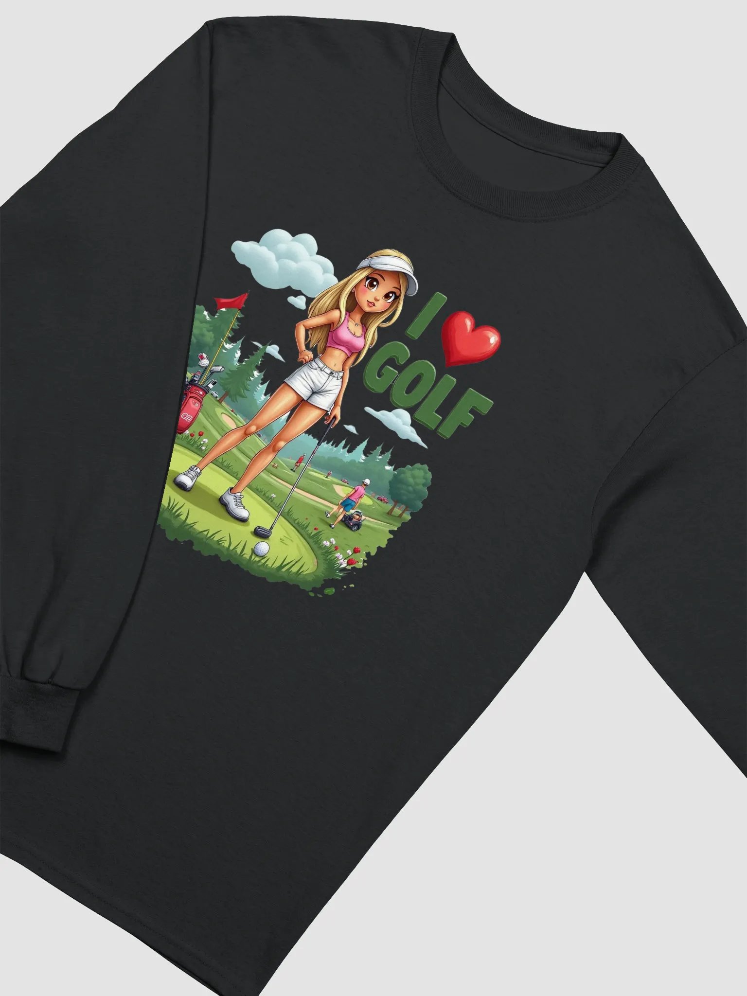 Golf Lover's Paradise Long Sleeve Tee product image (25)