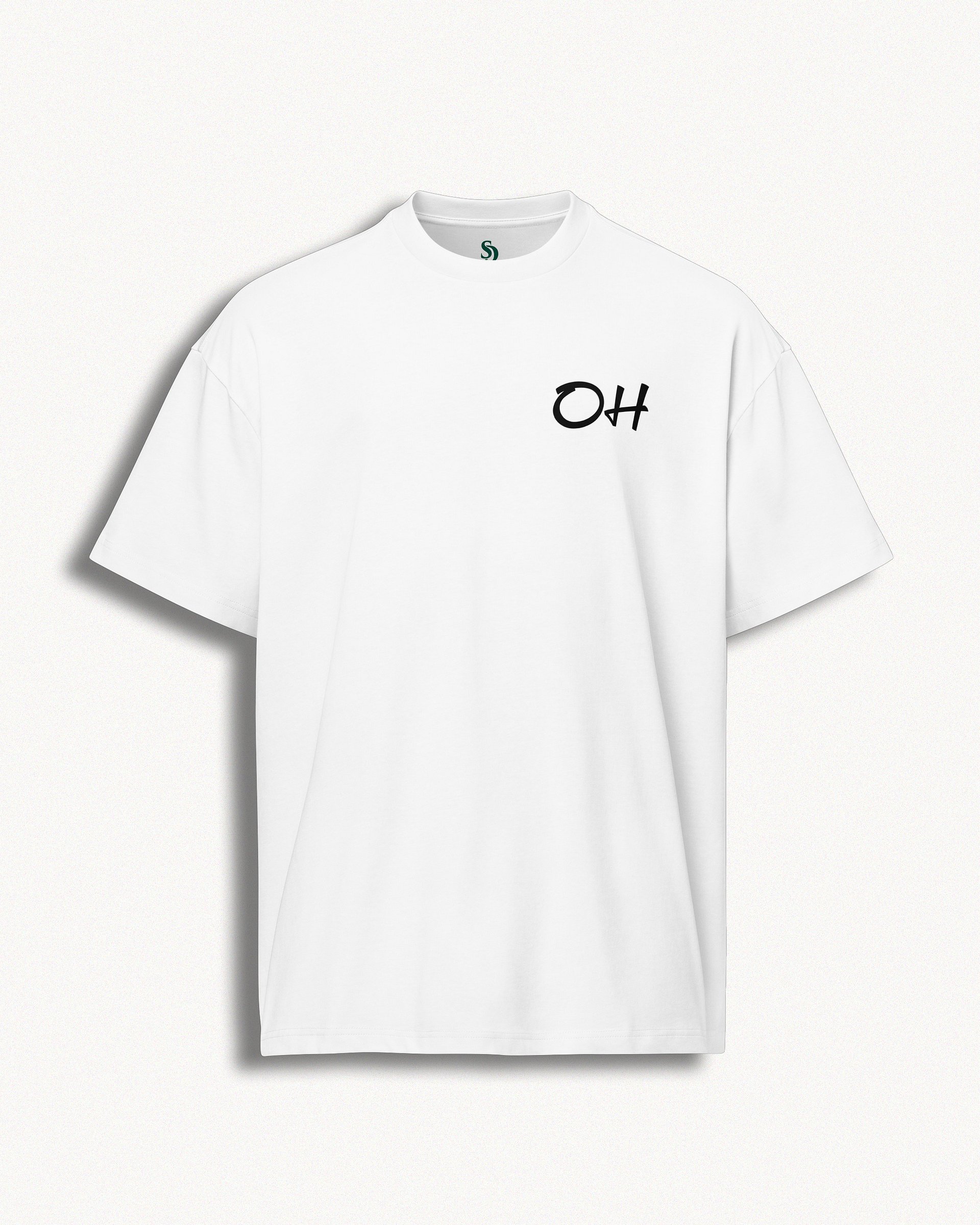 Outside Oversize Tee — White product image (1)