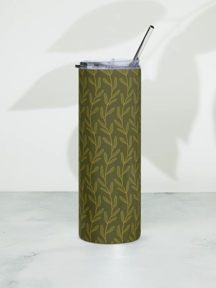 “Good Morning Wave” 20-ounce Stainless Steel Tumbler with Straw product image (1)