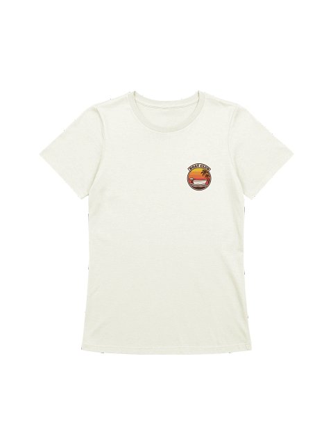 My Other Boat Is Also A Bathtub - 70s Sunset - Women's Relaxed Tee - front