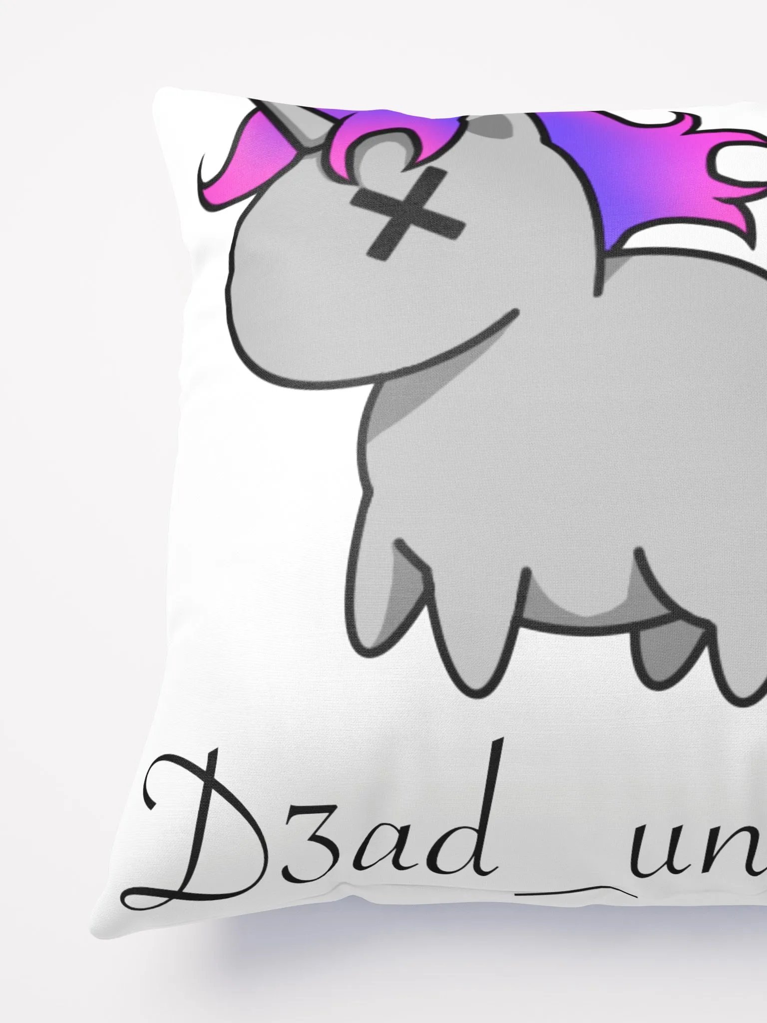 Unicorn logo Pillow product image (3)