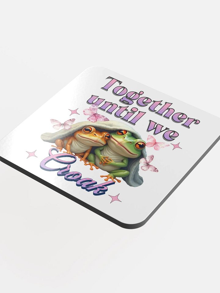 Together Until We Croak Frog Froggy Love Coaster Set product image (1)
