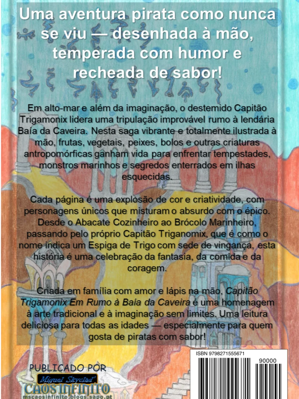 Livro Capitão Trigamonix Em Rumo a Baía da Caveira (2025) product image (2)