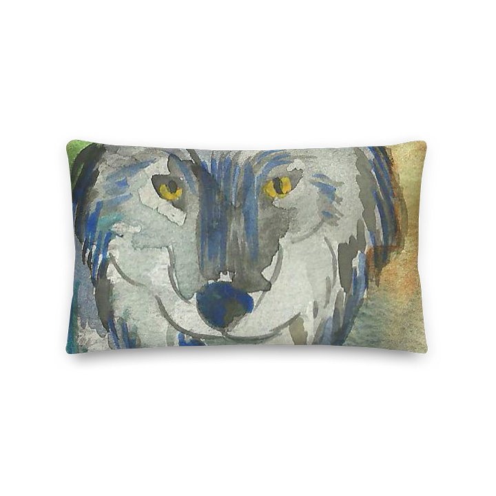 Gray Wolf Pillow product image (5)