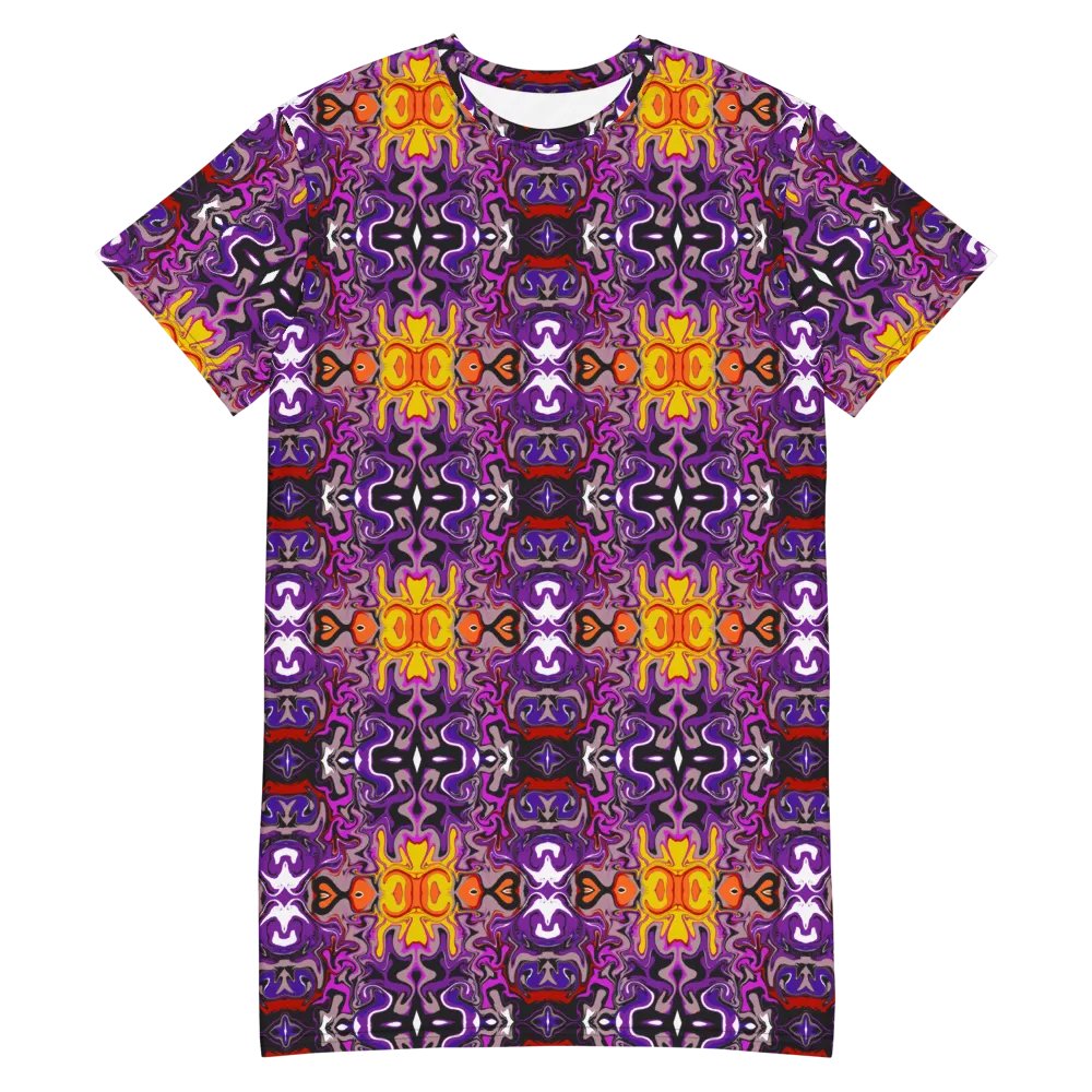 Purple African Inspired Pattern Dress product image (3)
