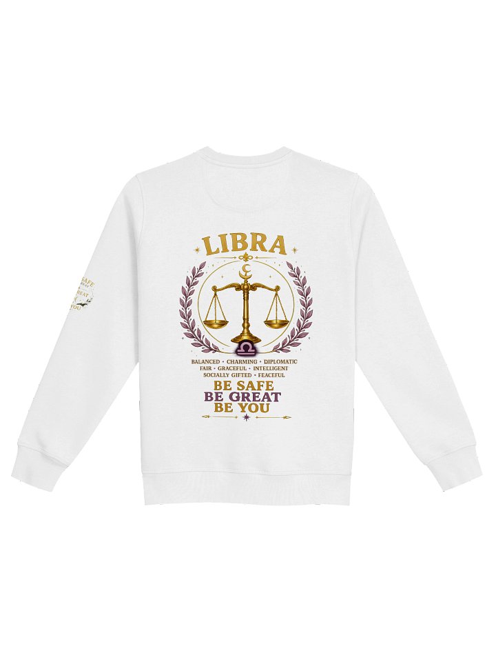 Libra “Harmony in Balance” Premium Zodiac Crewneck product image (2)