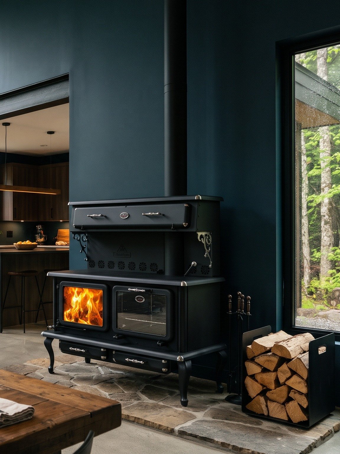JA Roby Cuisiniere 3.0 SE Wood Cook Stove with Warming Oven product image (1)