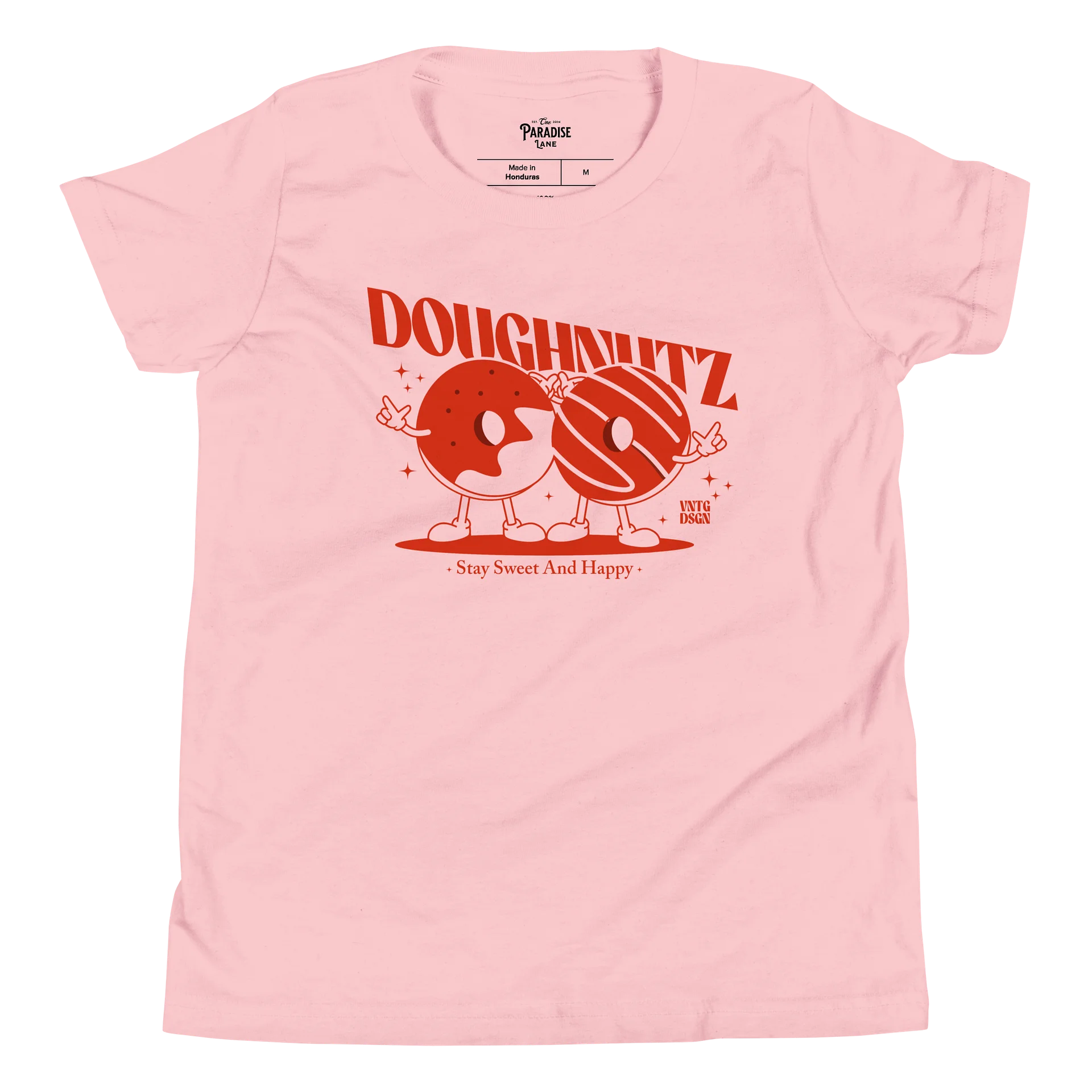 Doughnutz – Stay Sweet & Happy | Retro Kids T-Shirt product image (3)