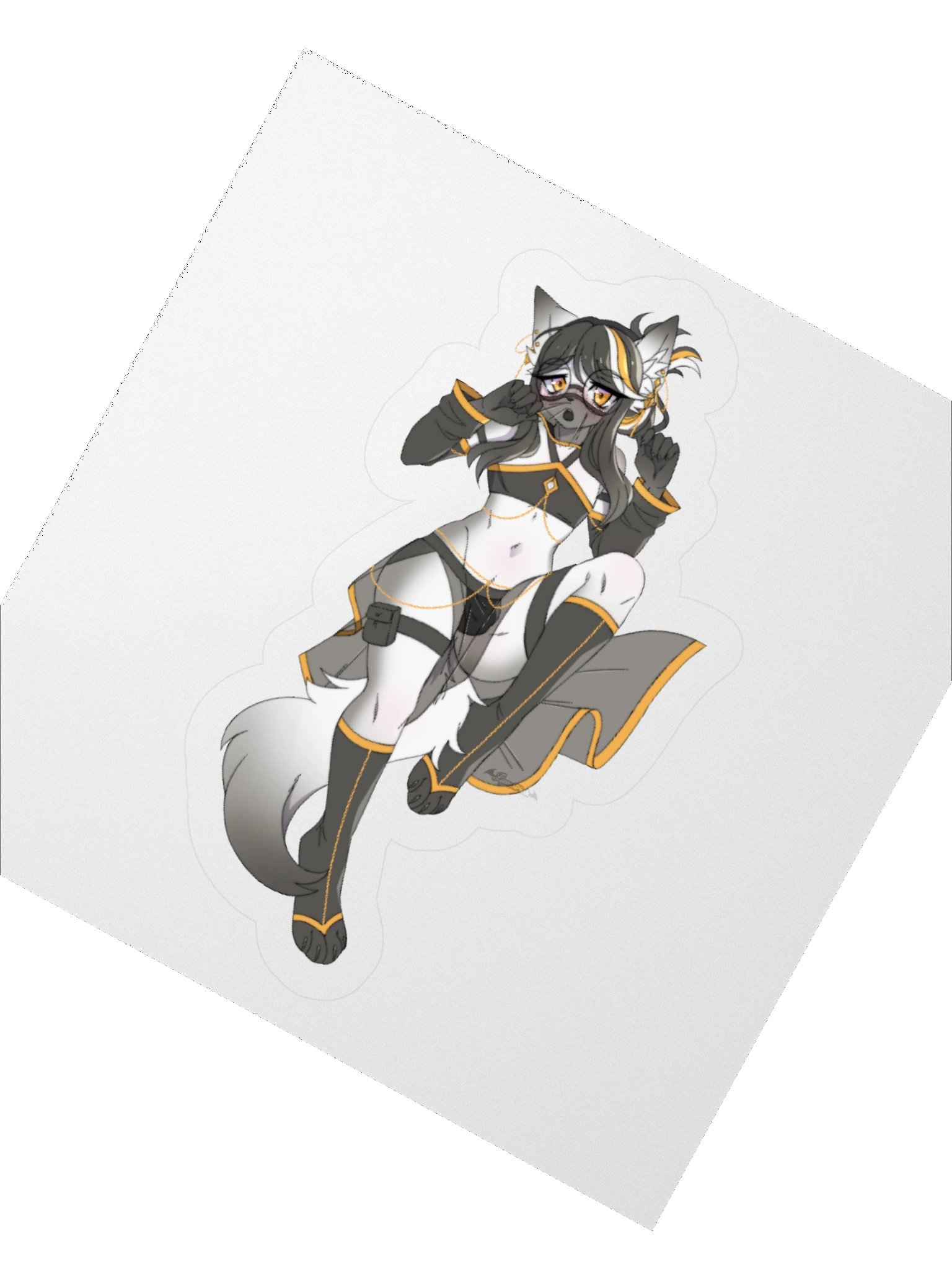 Shiro Laying Sticker product image (2)