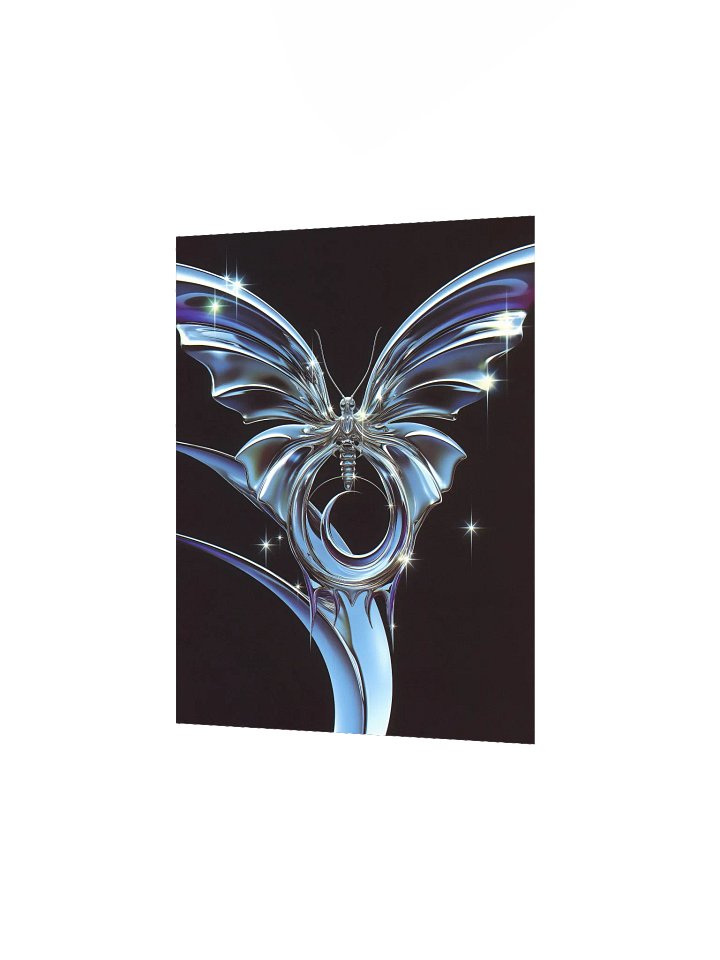 Metallic Butterfly Matte Poster product image (2)