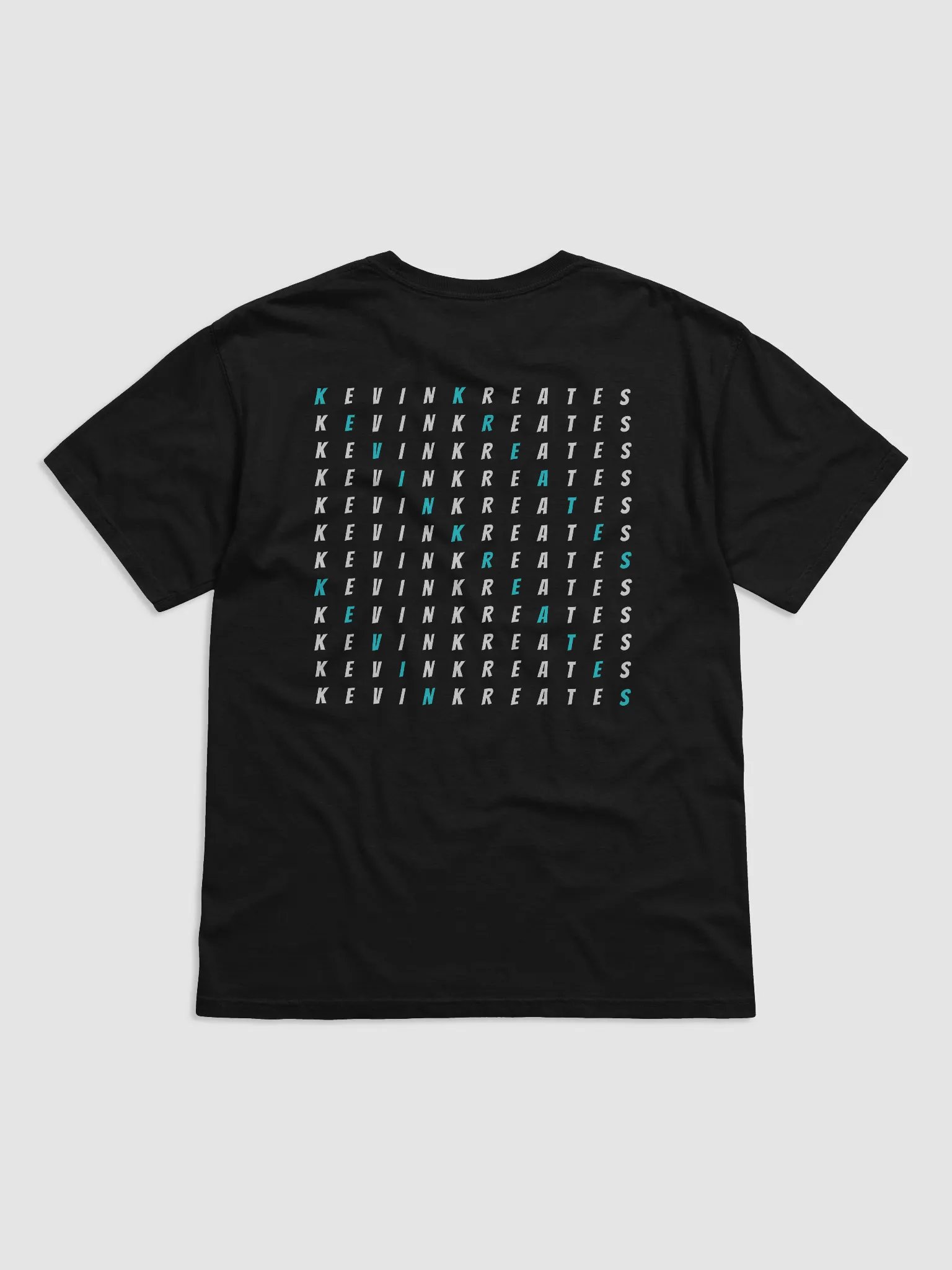 Kevin Kreates Cross-Word Tee (White On Black) product image (1)