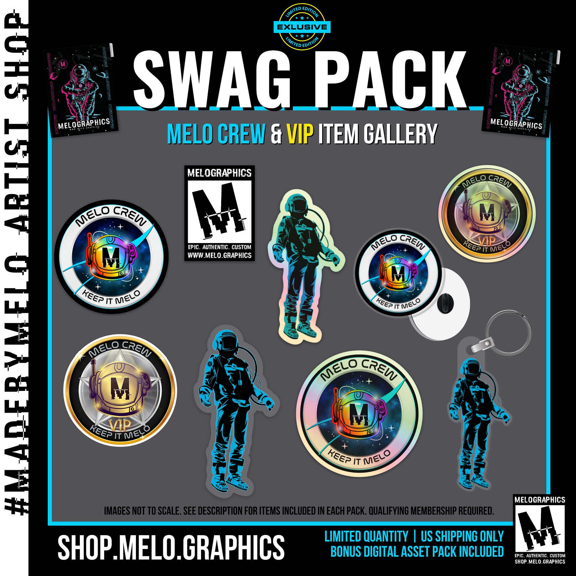 [LIMITED EDITION] #MeloCrew VIP Swag Pack + BONUS Digital Bundle | #MadeByMELO product image (4)