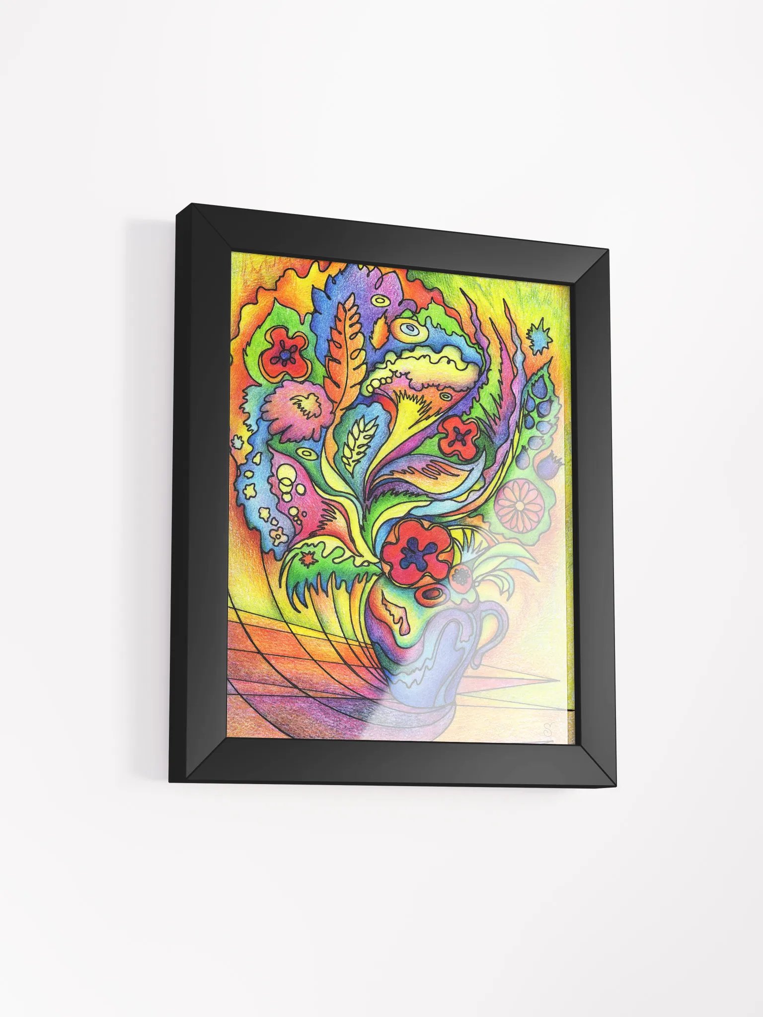 Vibrant Vase Dreamscape Poster - Bright Bouquet product image (6)