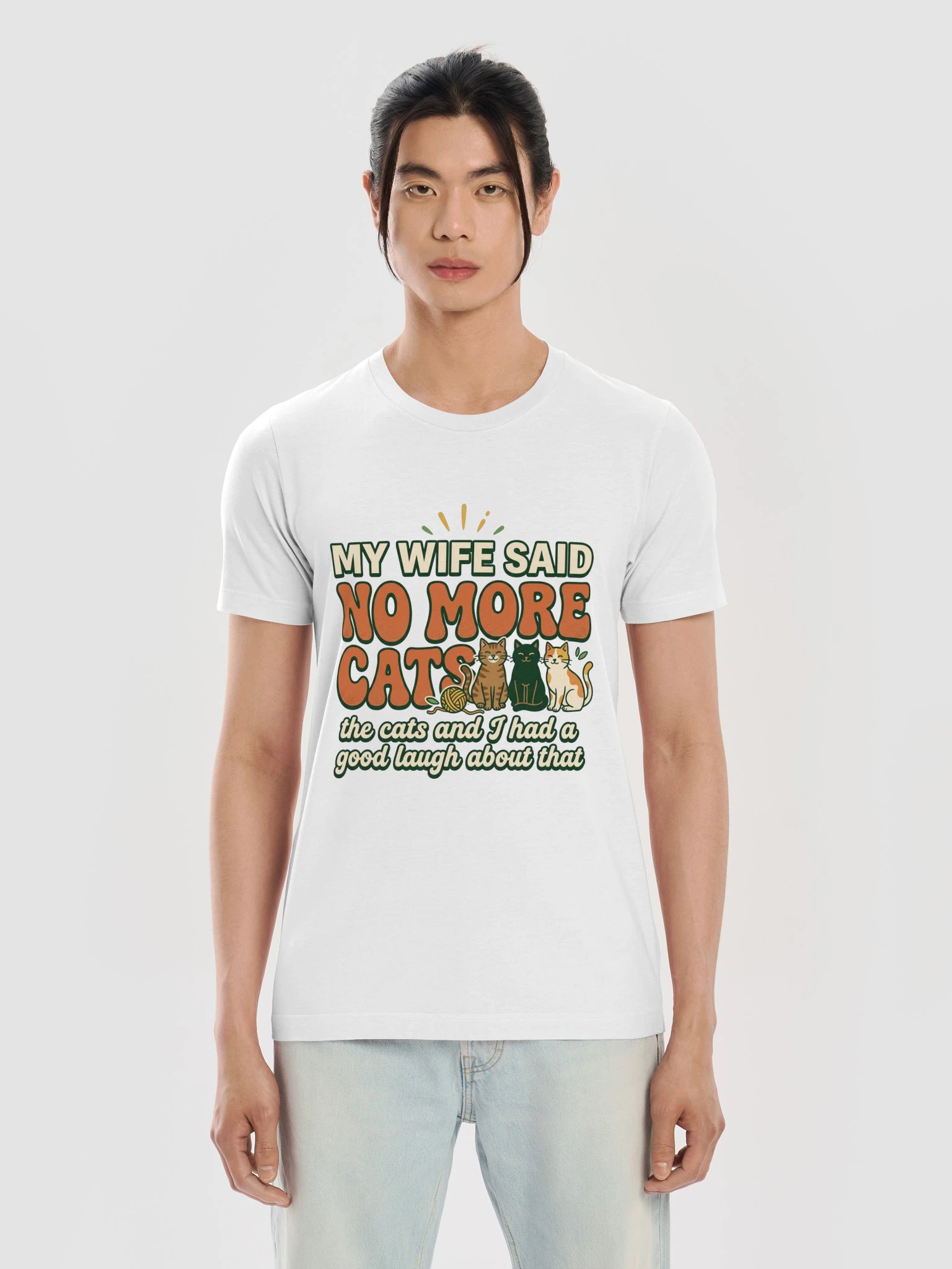 My Wife Said No More Cats Shirt - Funny Cat Dad Gift product image (5)