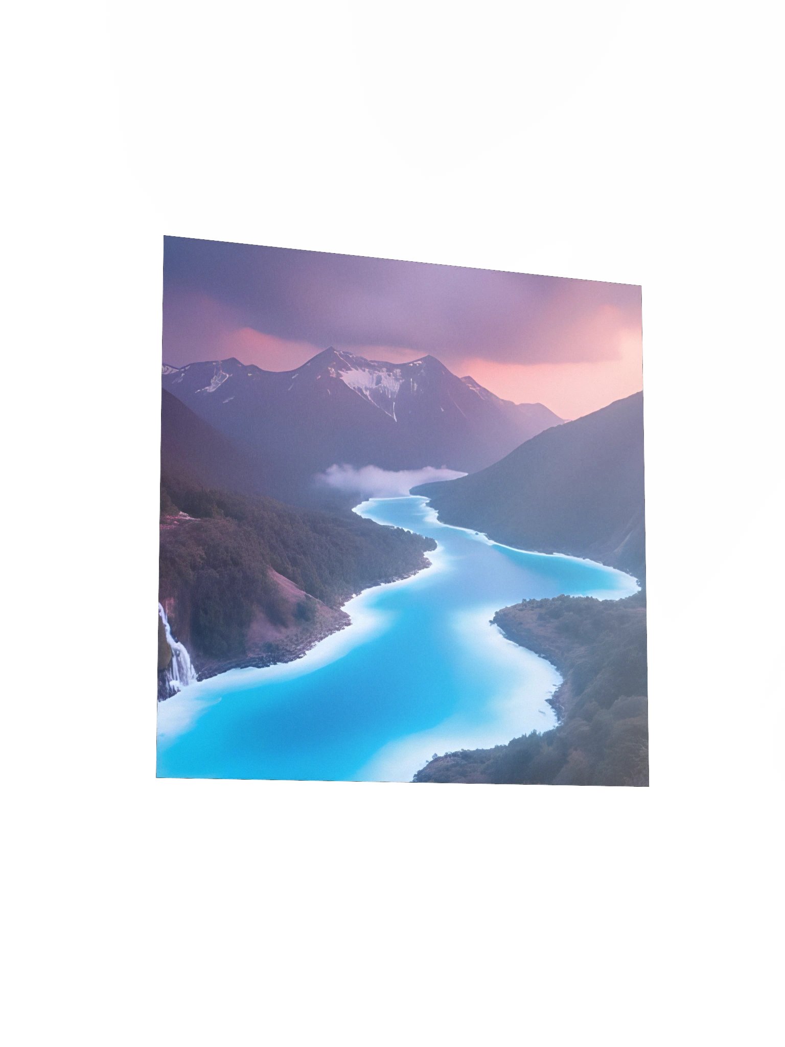 Sunset Valley Matte Poster product image (13)