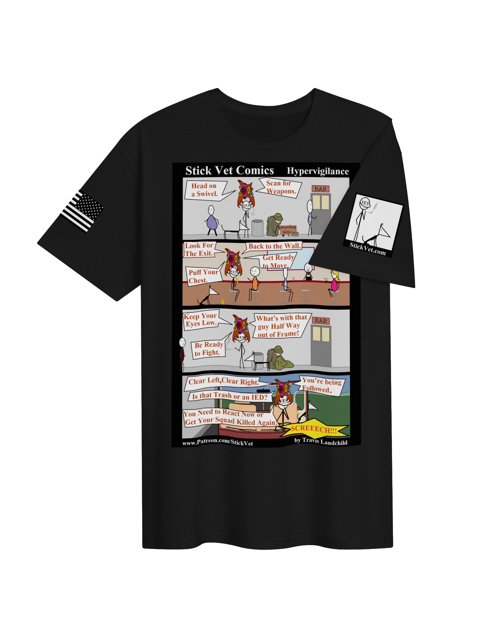 Anxiety and Fear Comics Shirt product image (4)