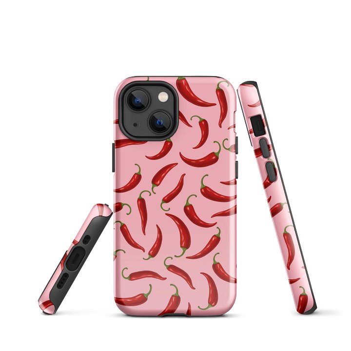 Chili Peppers Pink iPhone Case product image (2)