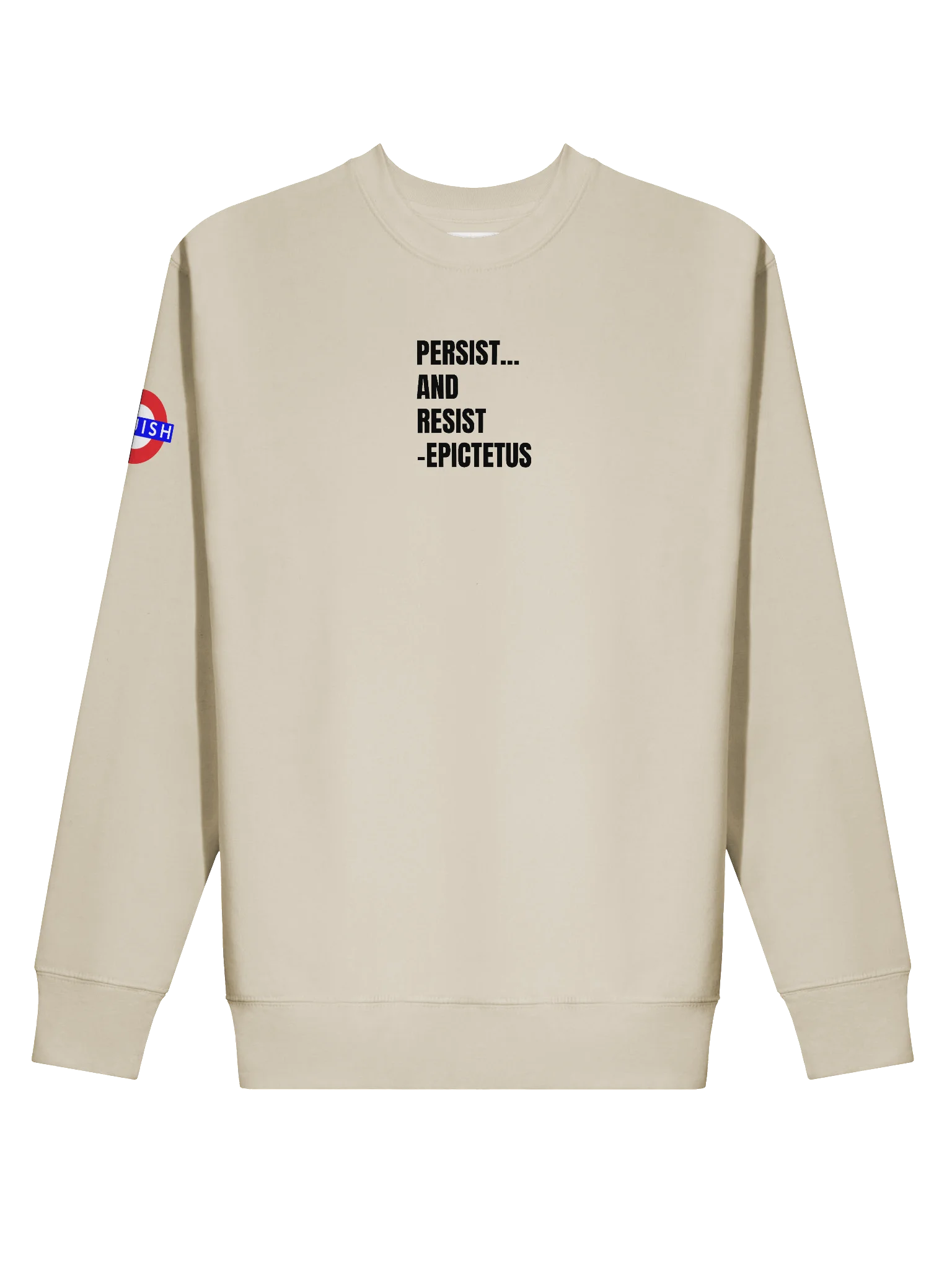 Persist and Resist Crewneck V1 - Black product image (1)